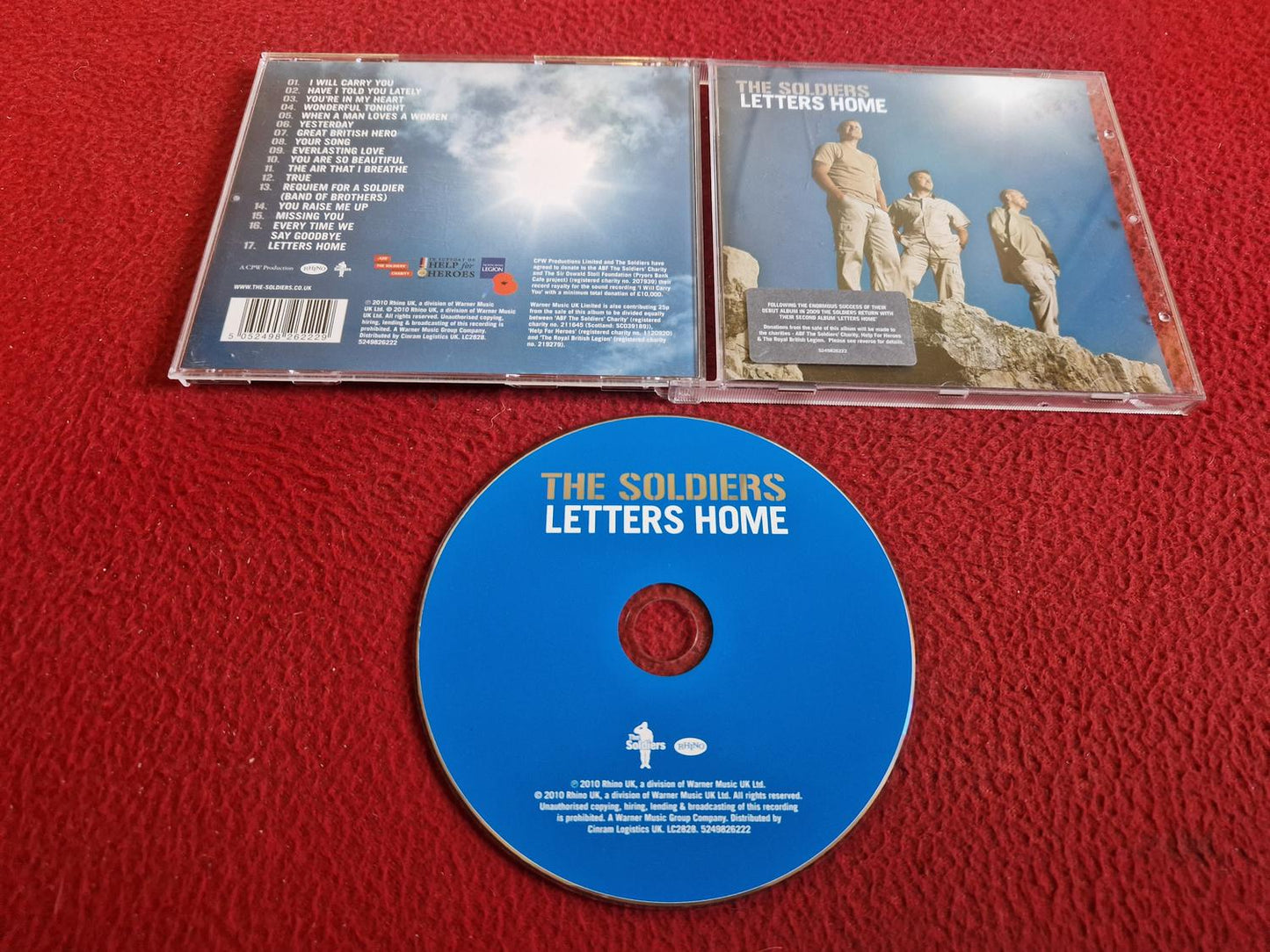 THE SOLDIERS LETTERS HOME CD