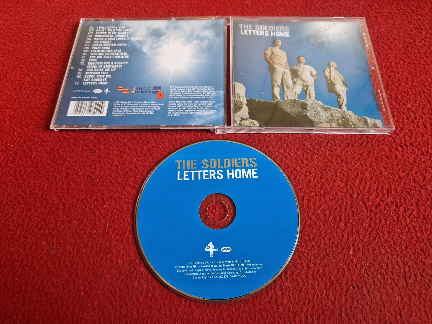 THE SOLDIERS LETTERS HOME CD