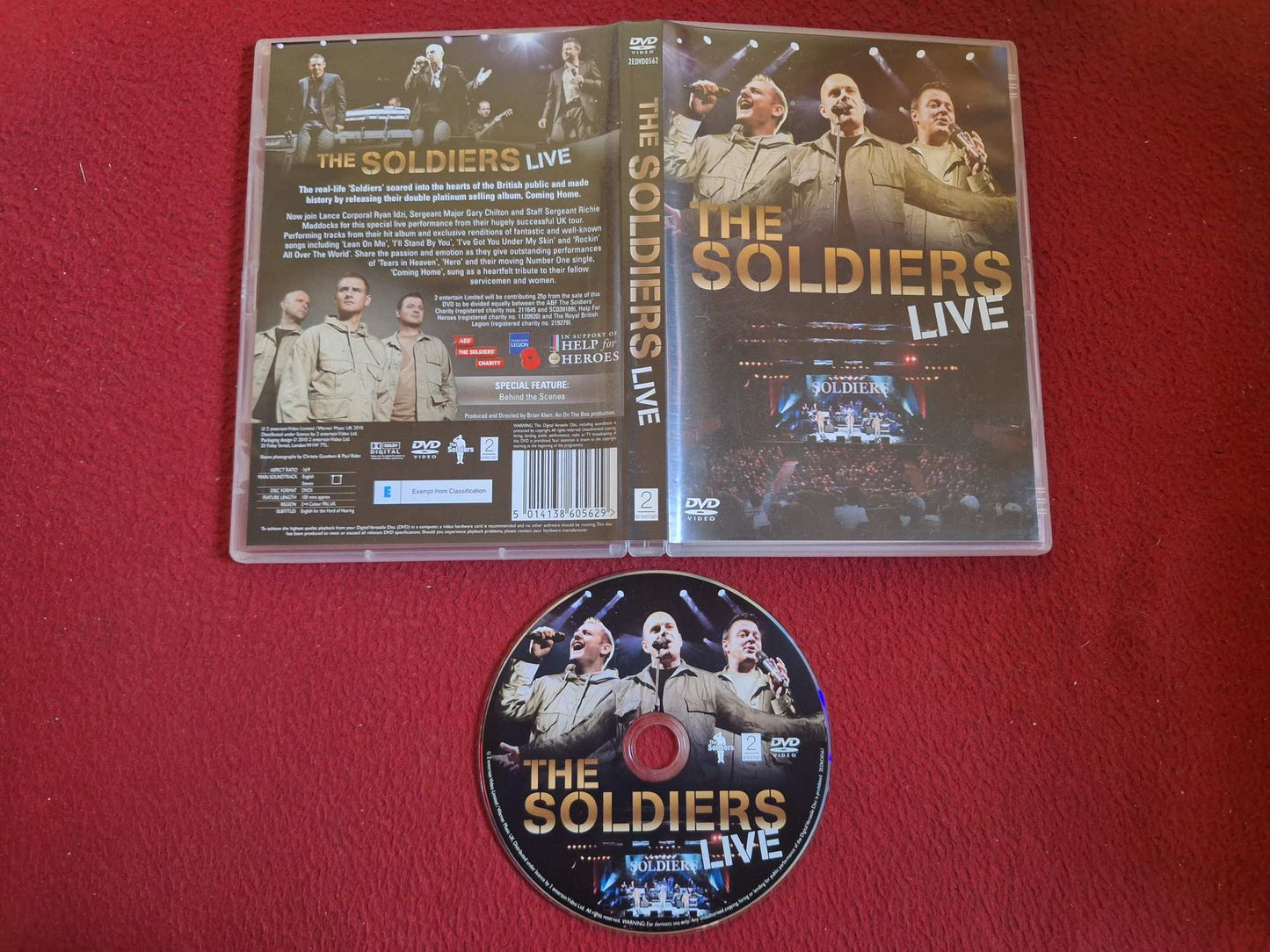 THE SOLDIERS LIVE DVD