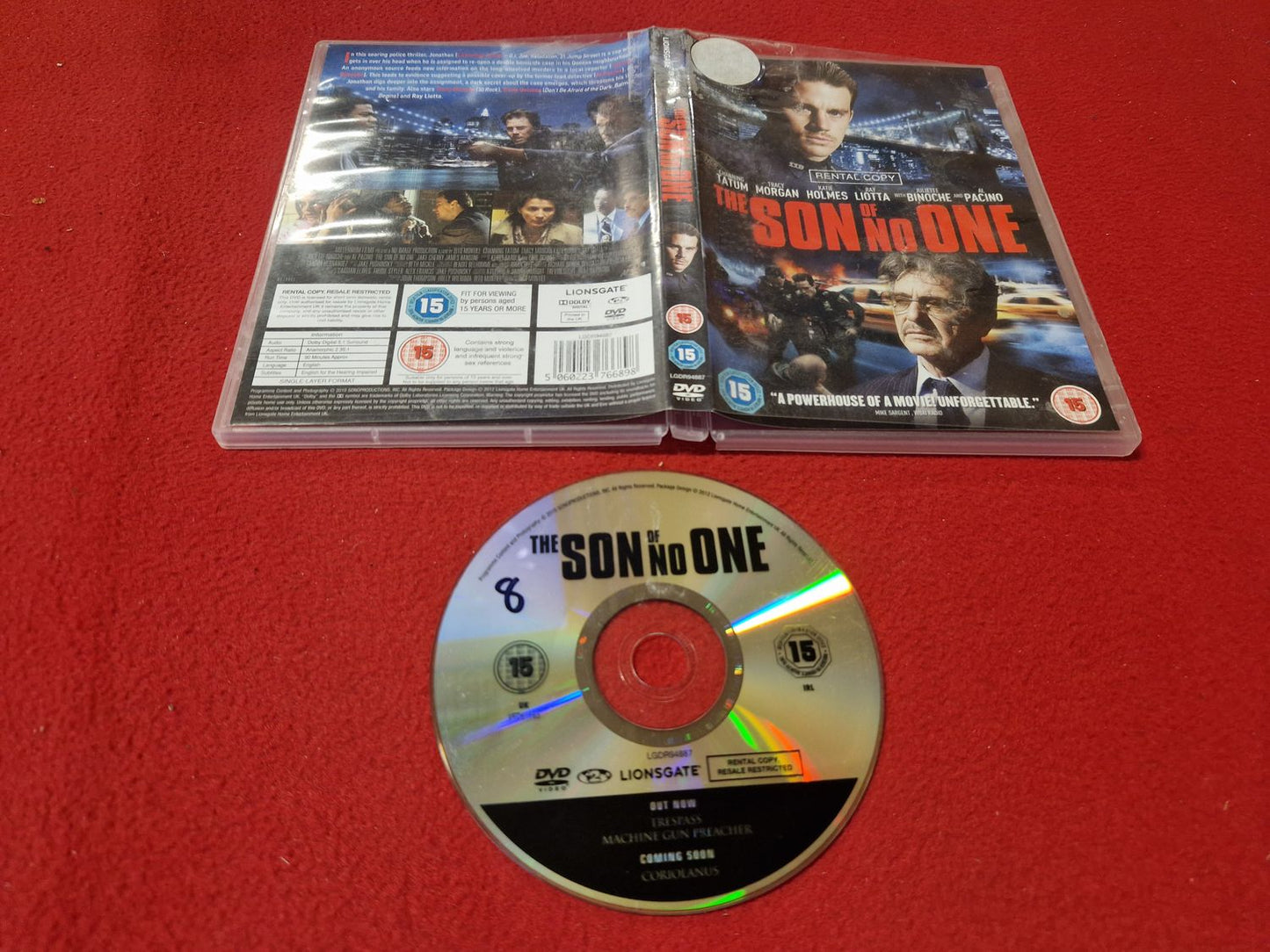THE SON OF NO ONE till DVD