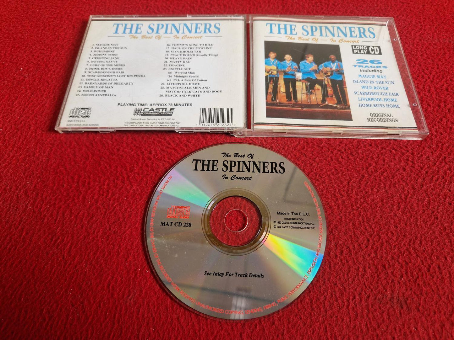 THE SPINNERS THE BEST OF IN CONCERT CD