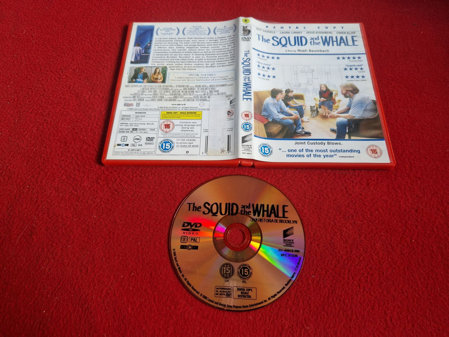 THE SQUID AND THE WHALE DVD