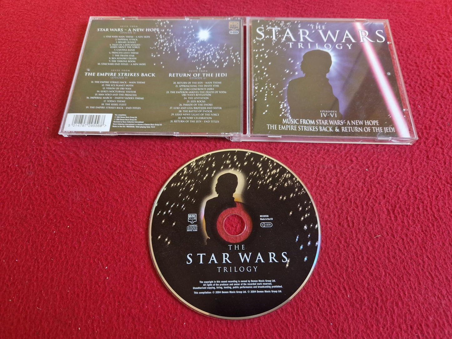 THE STAR WARS TRILOGY MUSIC FROM STAR WARS IV - V - VI CD