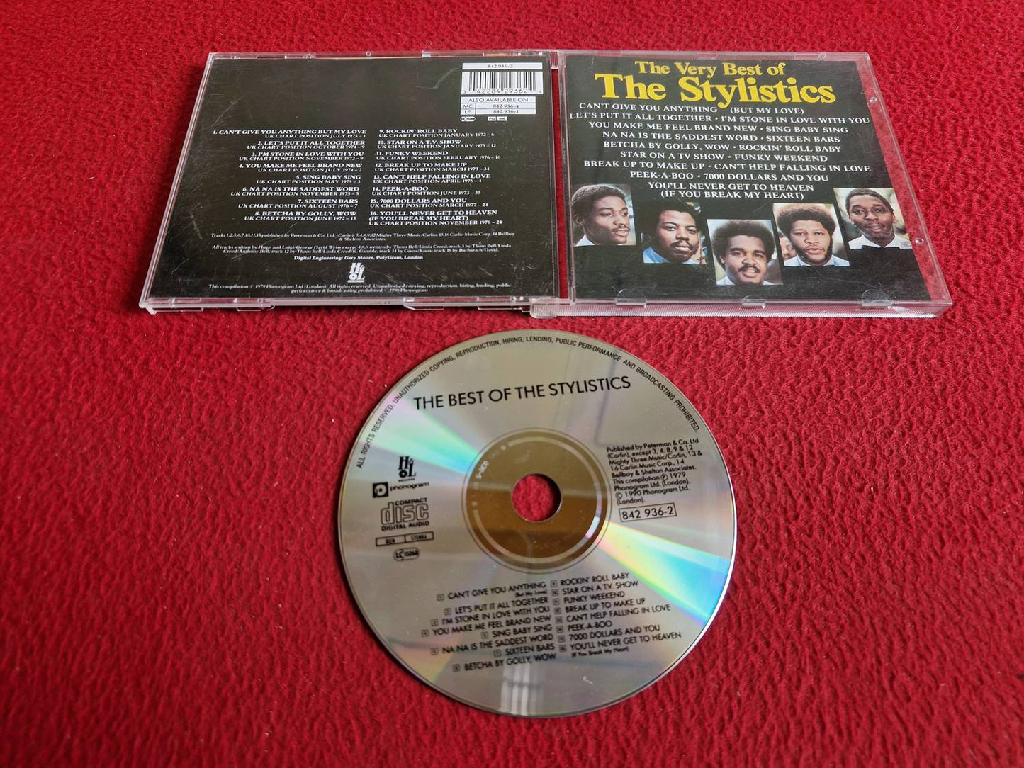THE STYLISTICS THE BEST OF CD