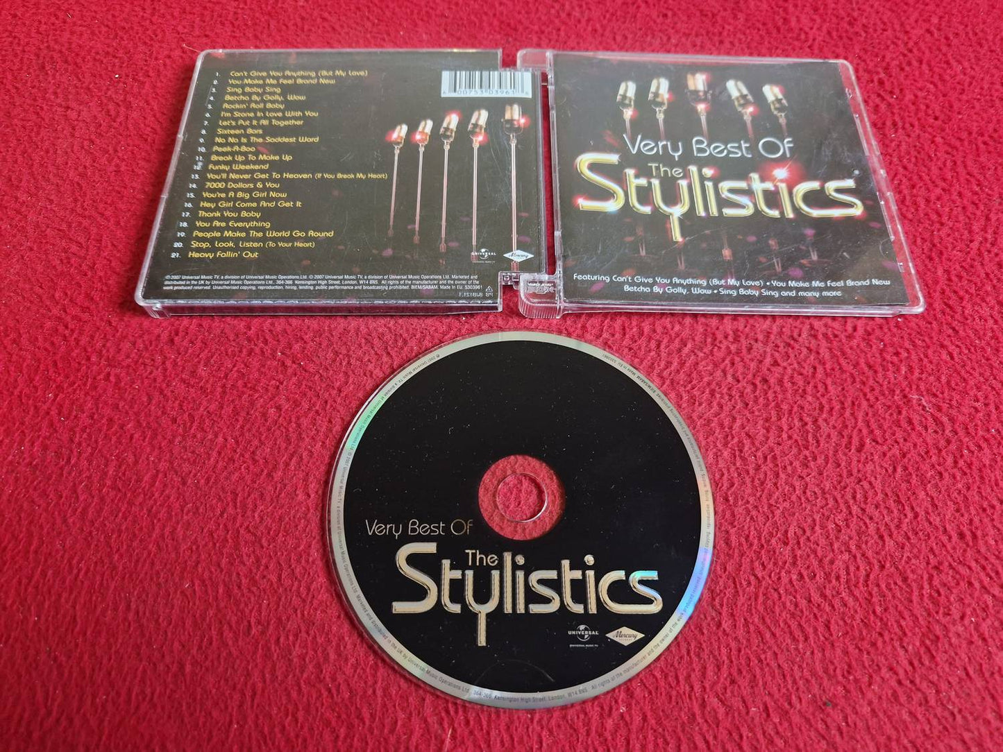 THE STYLISTICS VERY BEST OF CD