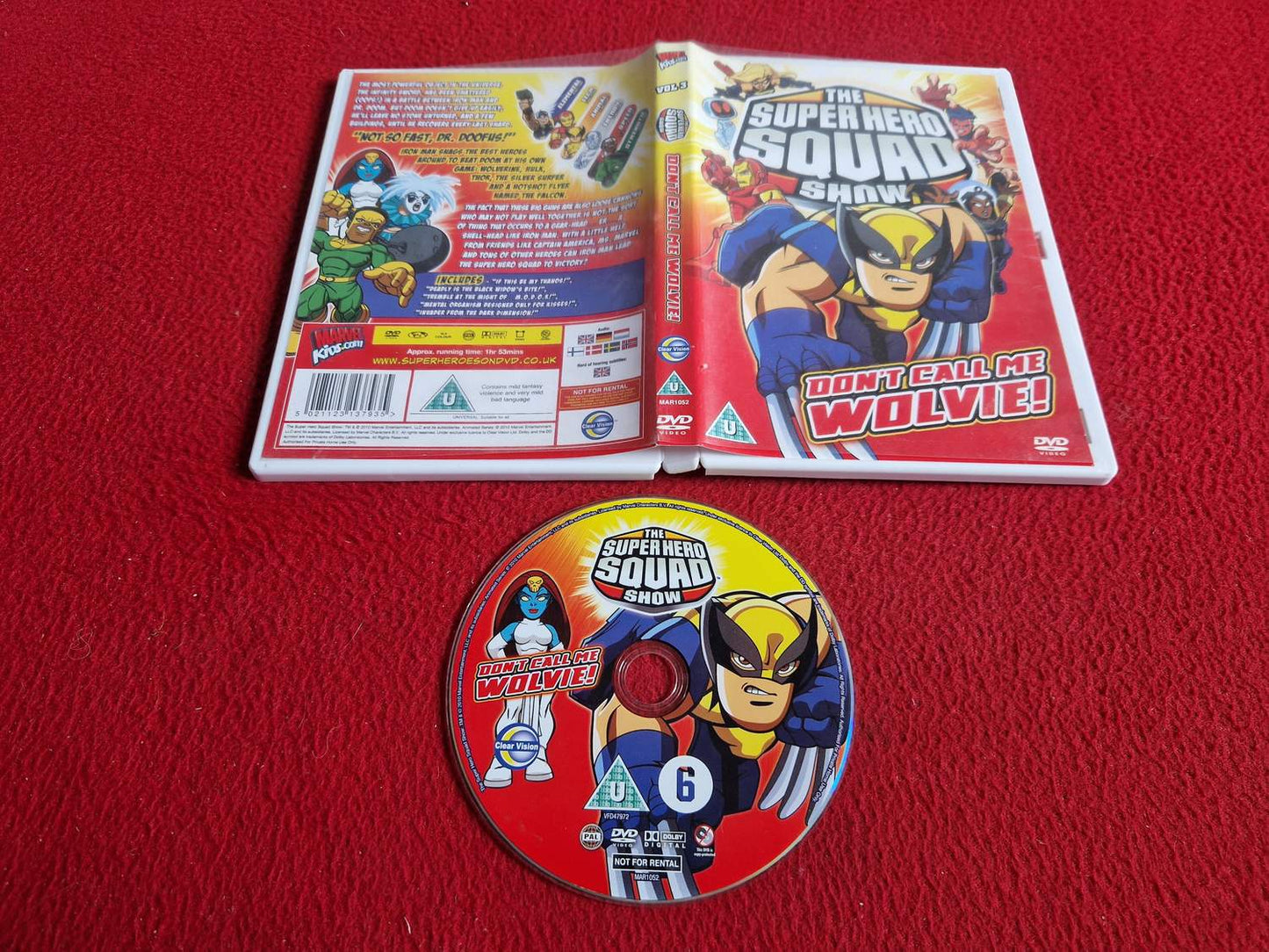 THE SUPER HERO SQUAD SHOW DON'T CALL ME WOLVIE! DVD