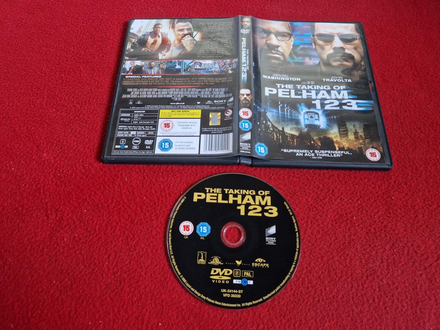 THE TAKING OF PELHAM 123 DVD