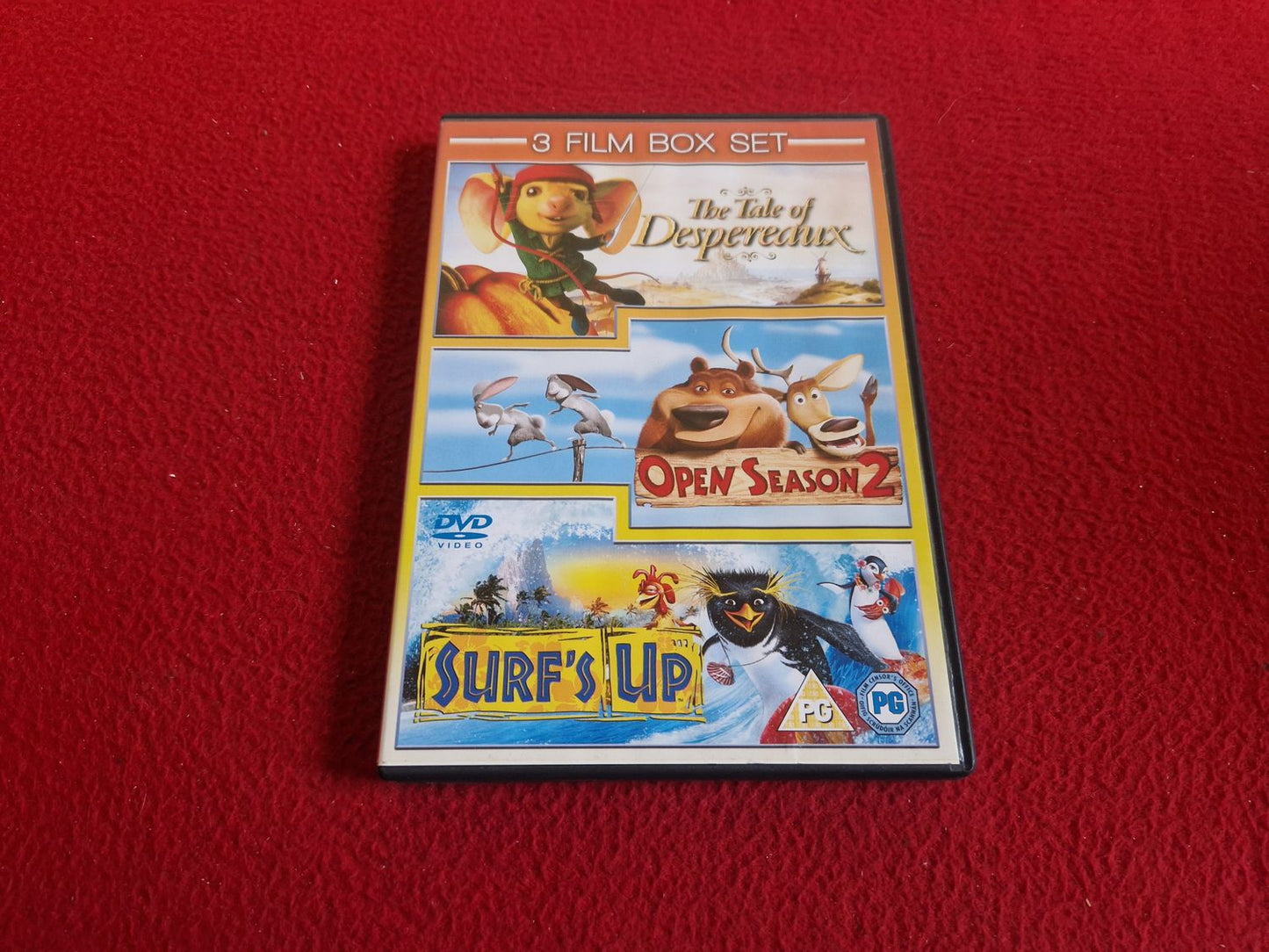 THE TALE OF DESPEREAUX / OPEN SEASON 2 / SURF'S UP BOX DVD