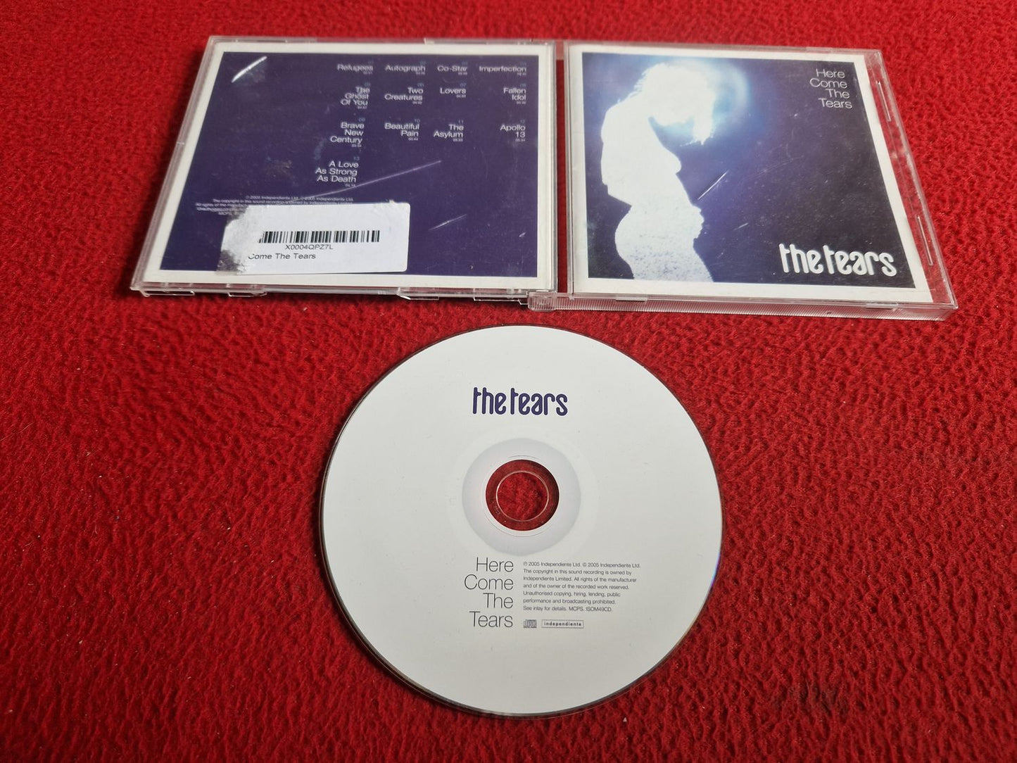 THE TEARS HERE COME THE TEARS CD