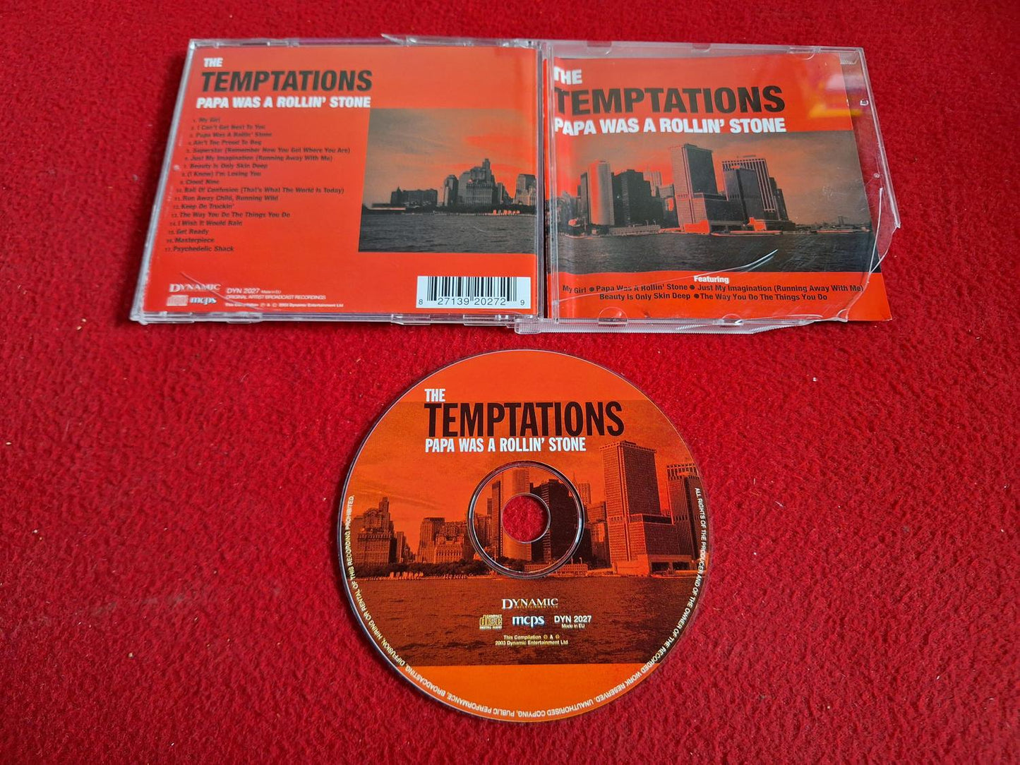 THE TEMPTATIONS PAPA WAS A ROLLIN' STONE CD