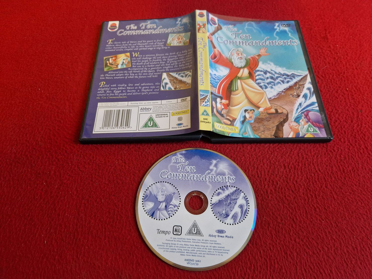 THE TEN COMMANDMENTS DVD