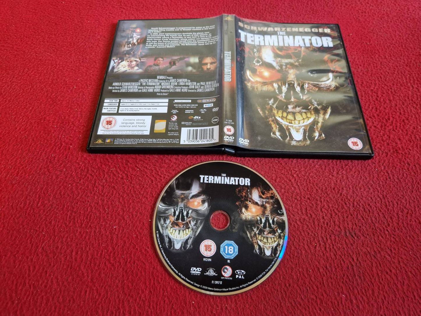 THE TERMINATOR DVD