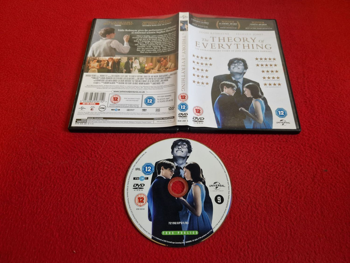 THE THEORY OF EVERYTHING DVD