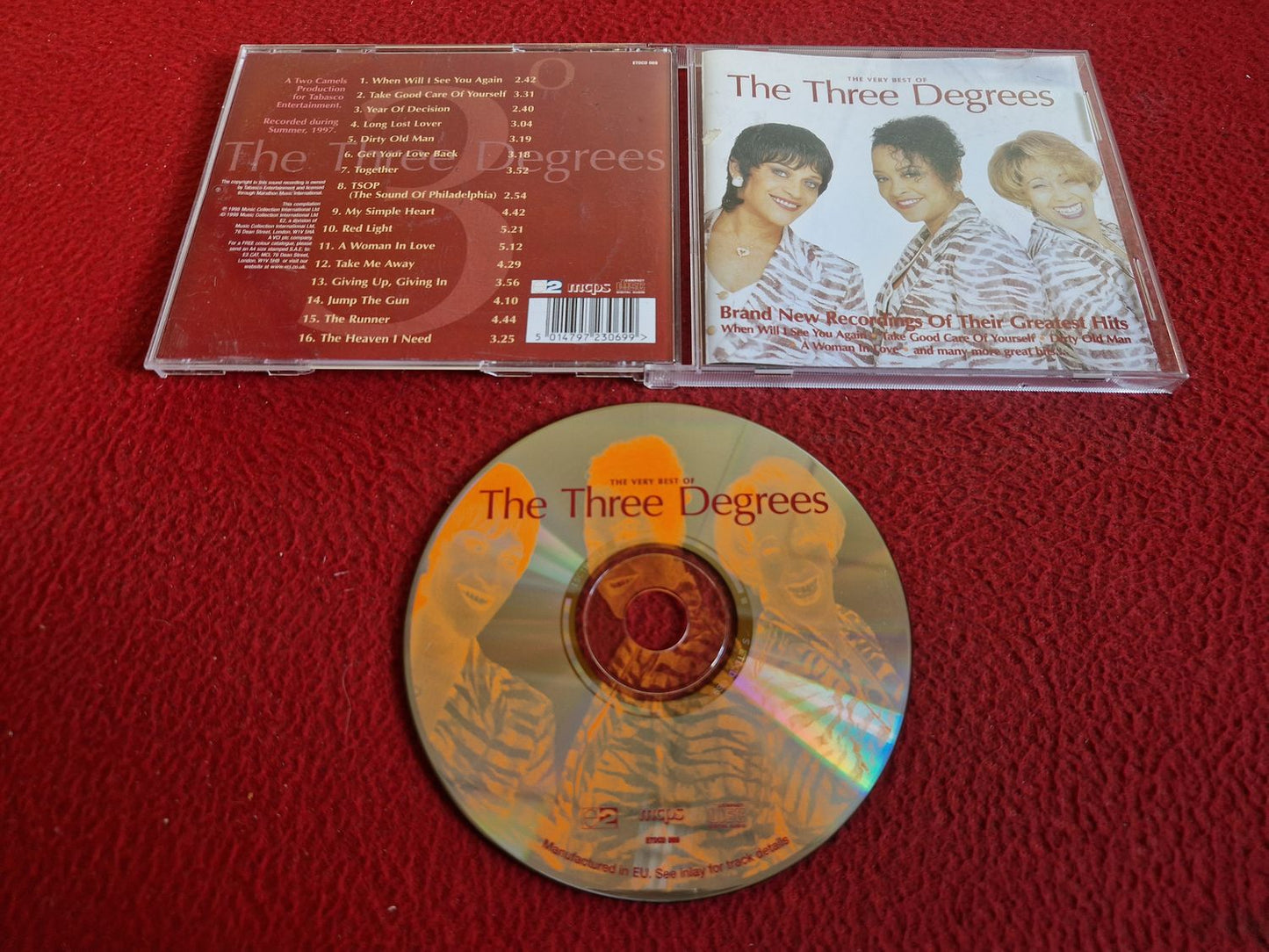 THE THREE DEGREES THE VERY BEST OF CD