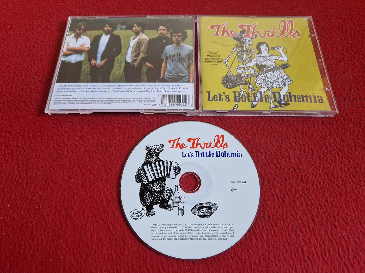 THE THRILLS LET'S BOTTLE BOHEMIA CD