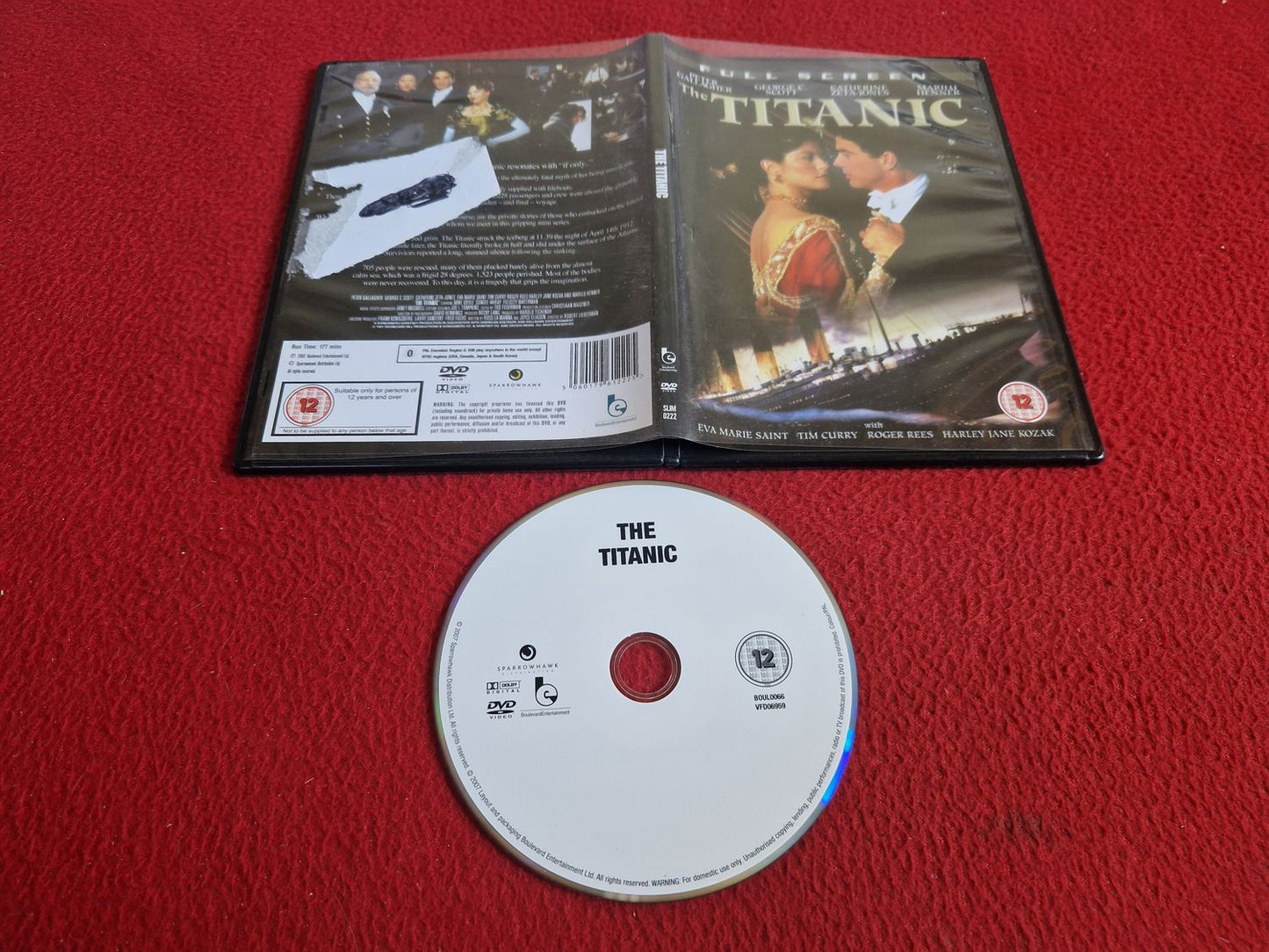 THE TITANIC DVD