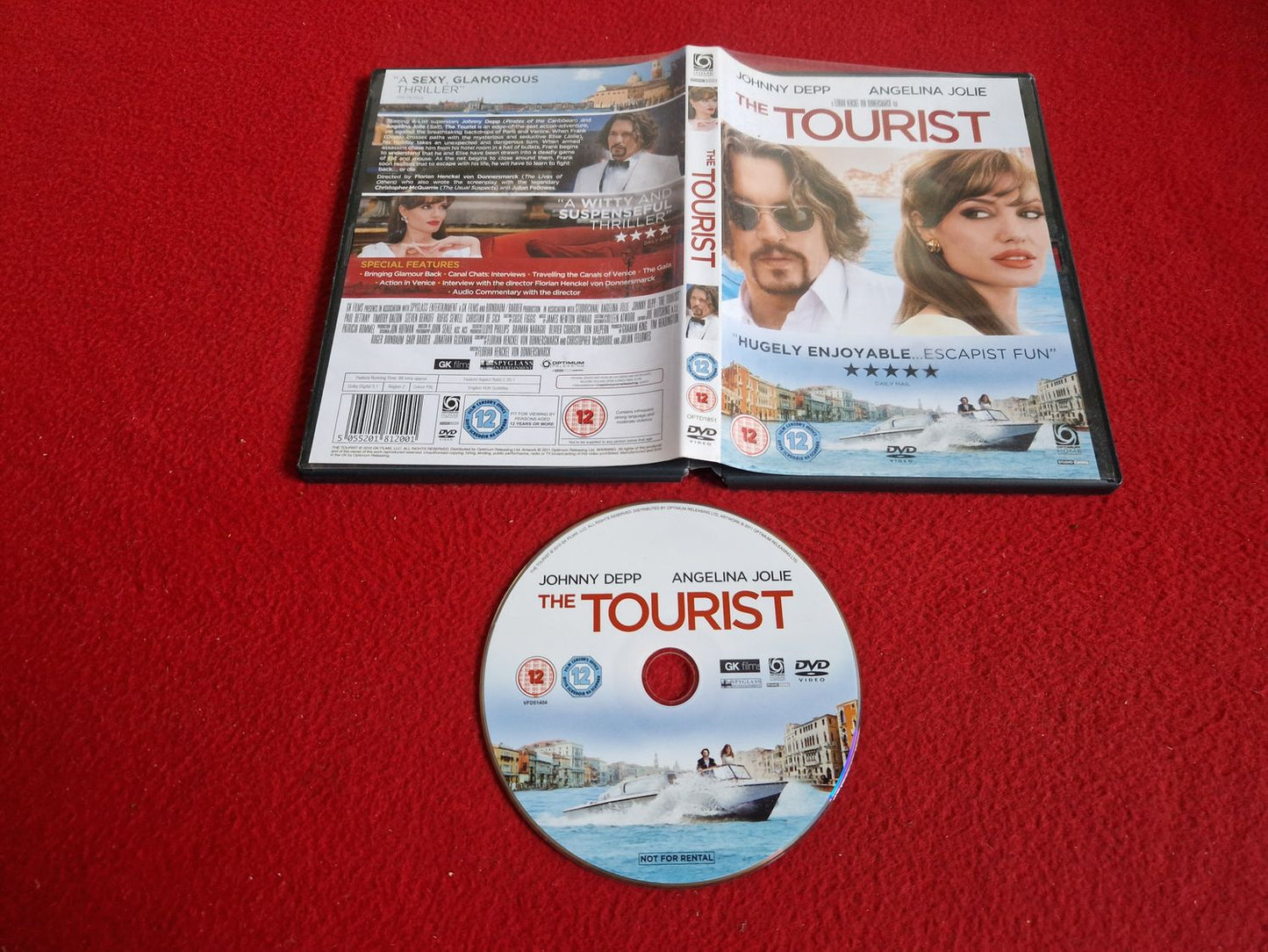 THE TOURIST DVD
