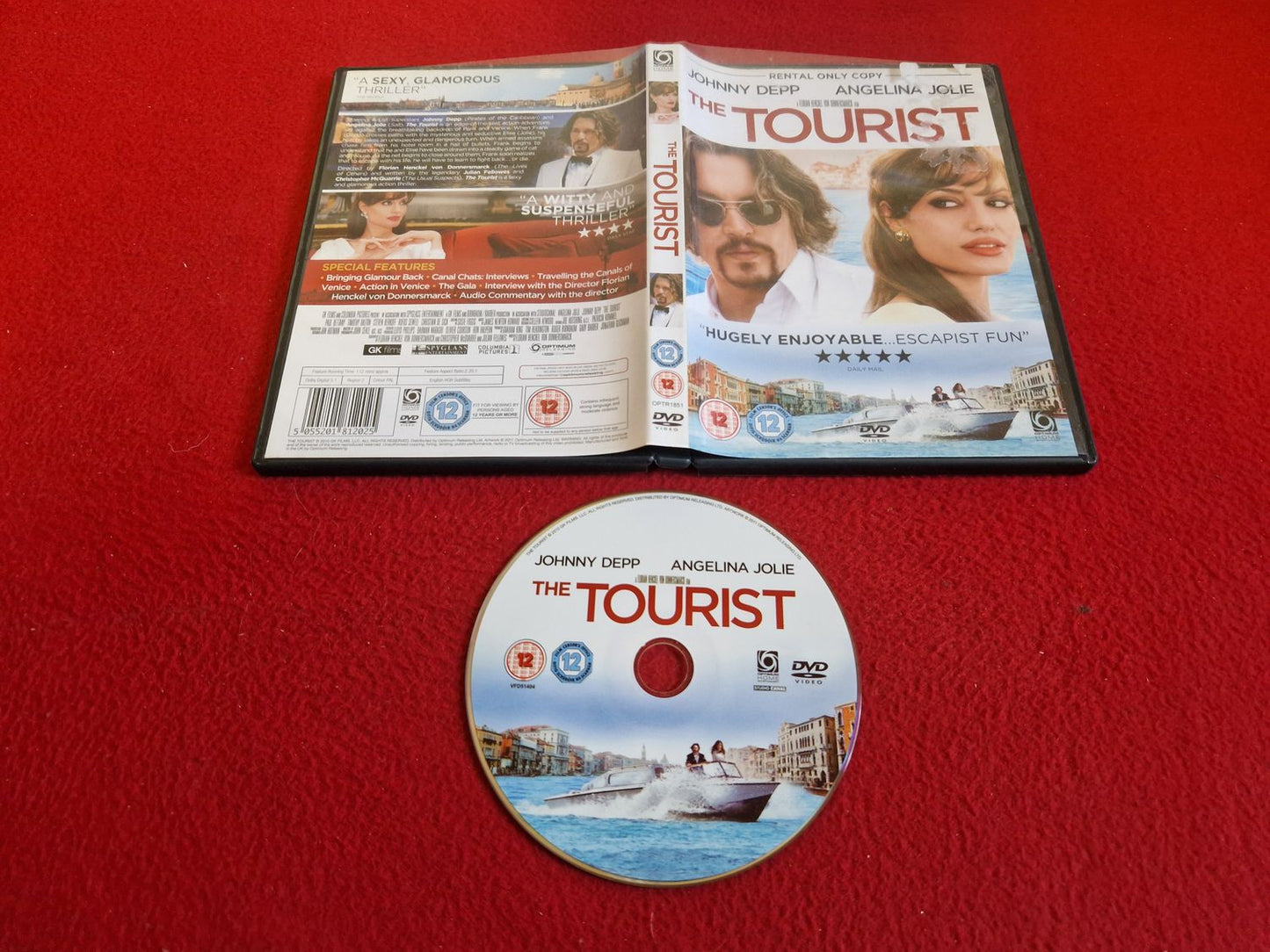 THE TOURIST DVD