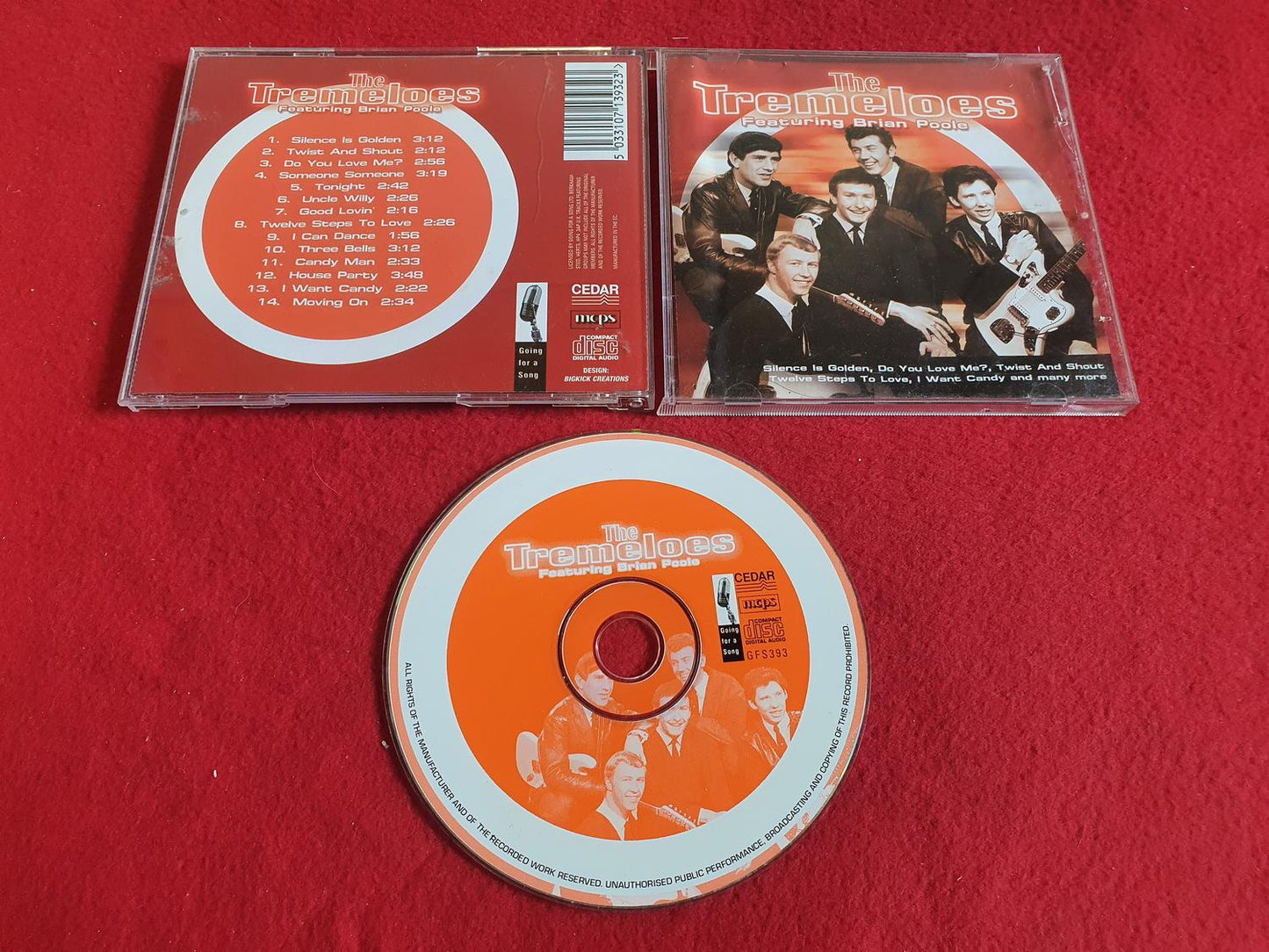 THE TREMELOES FEATURING BRIAN POOLE till CD