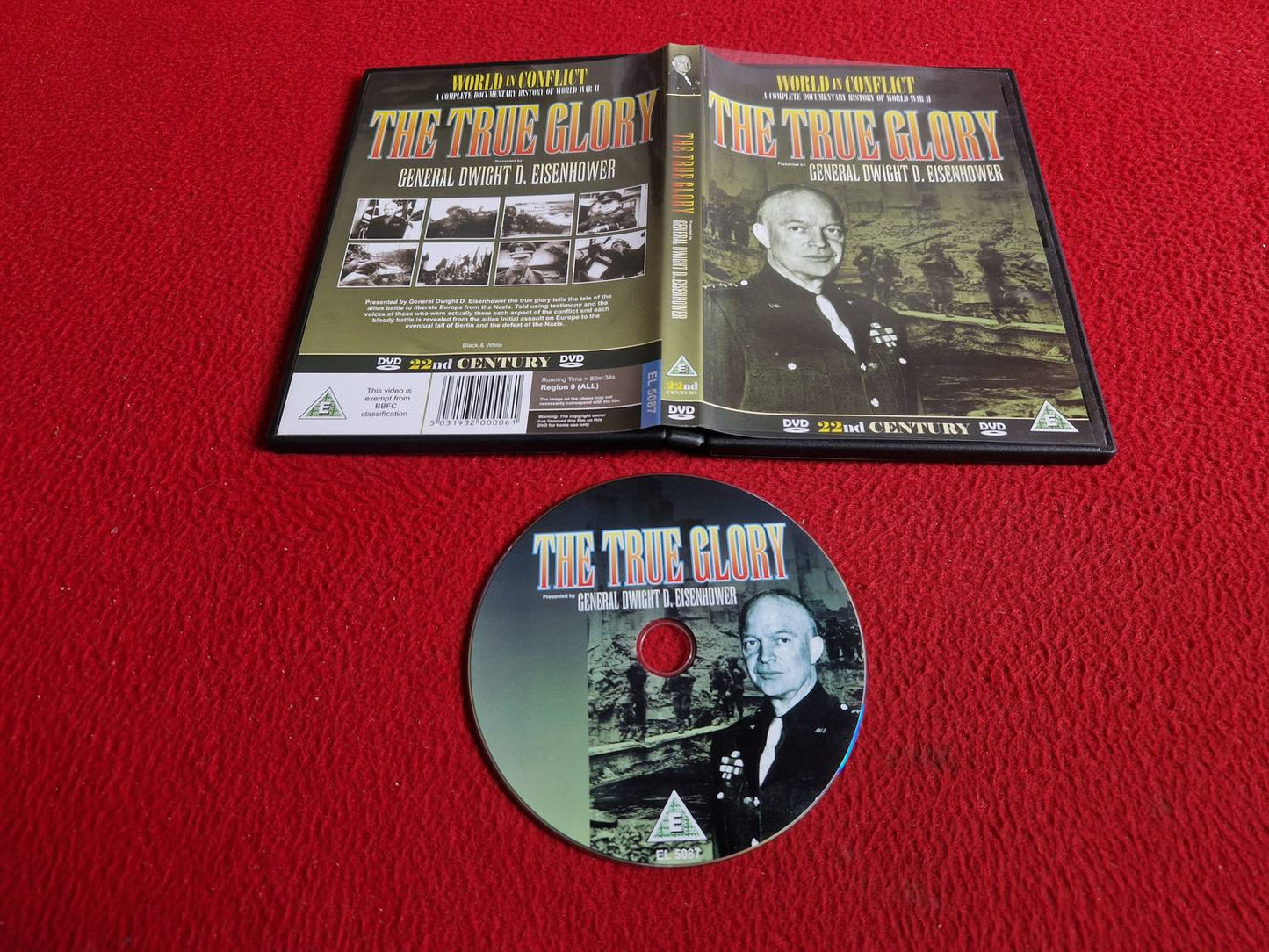 THE TRUE GLORY PRESENTED BY GENERAL DWIGHT D. EISENHOWER DOCUMENTARY DVD