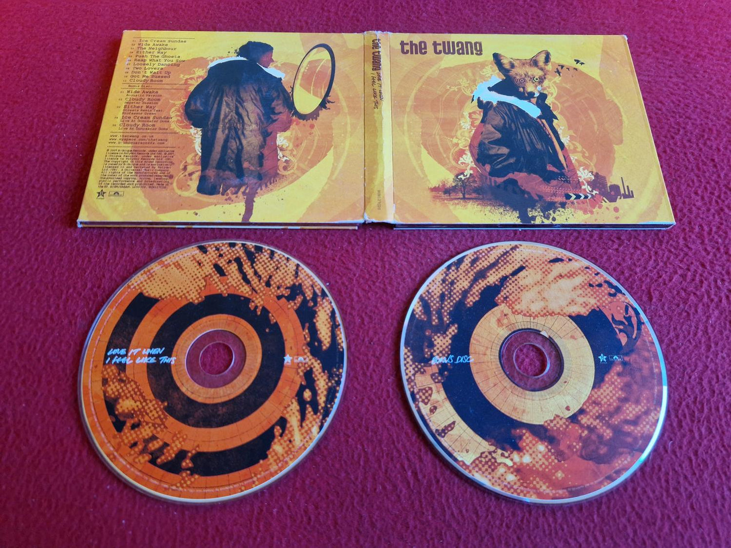 THE TWANG LOVE IT WHEN I FEEL LIKE THIS CD