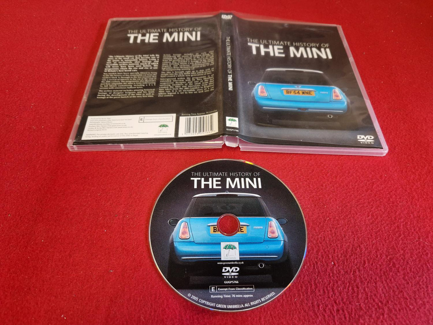 THE ULTIMATE HISTORY OF THE MINI till DVD