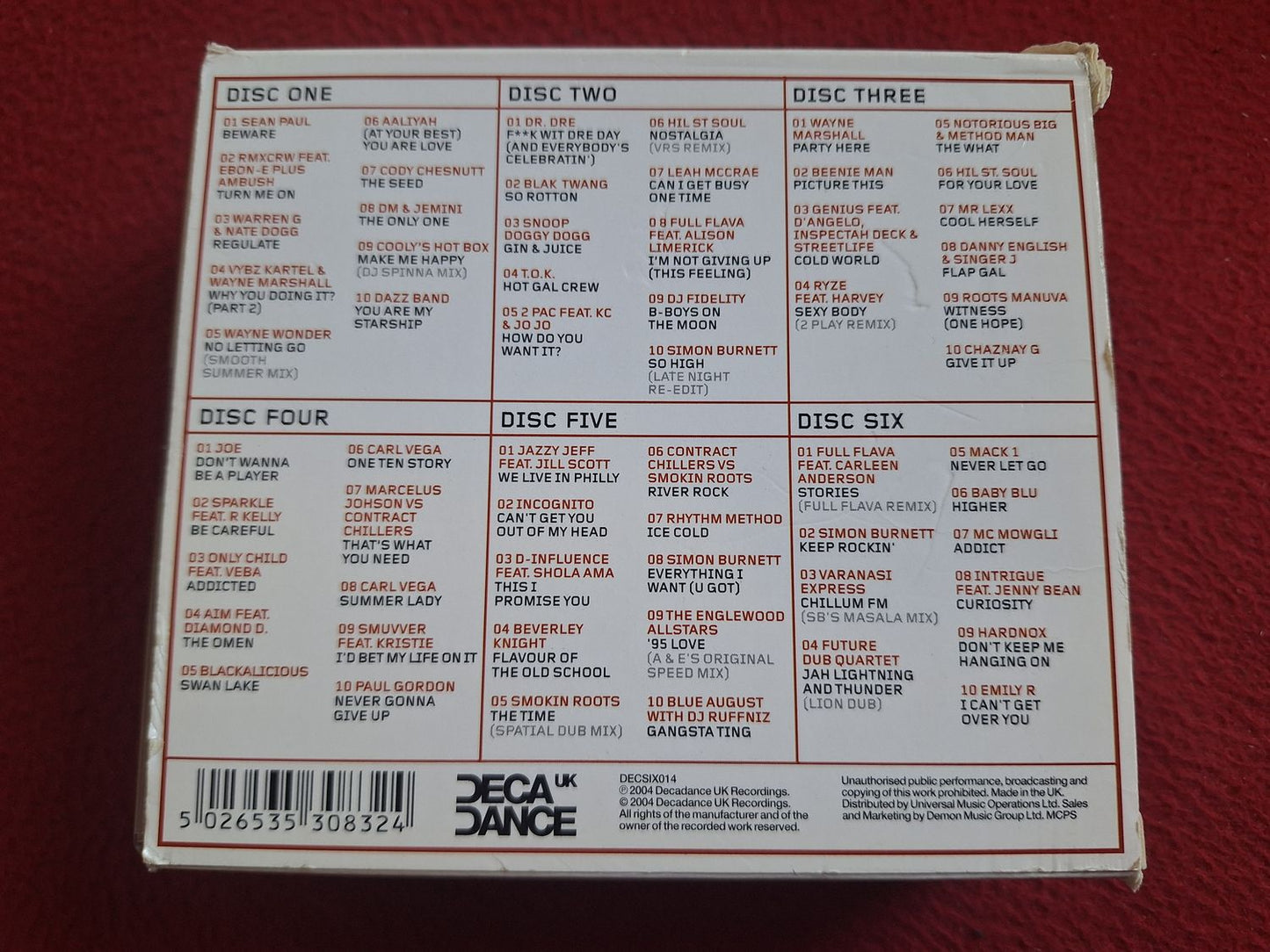 THE ULTIMATE R & ALBUM 6 CD BOX