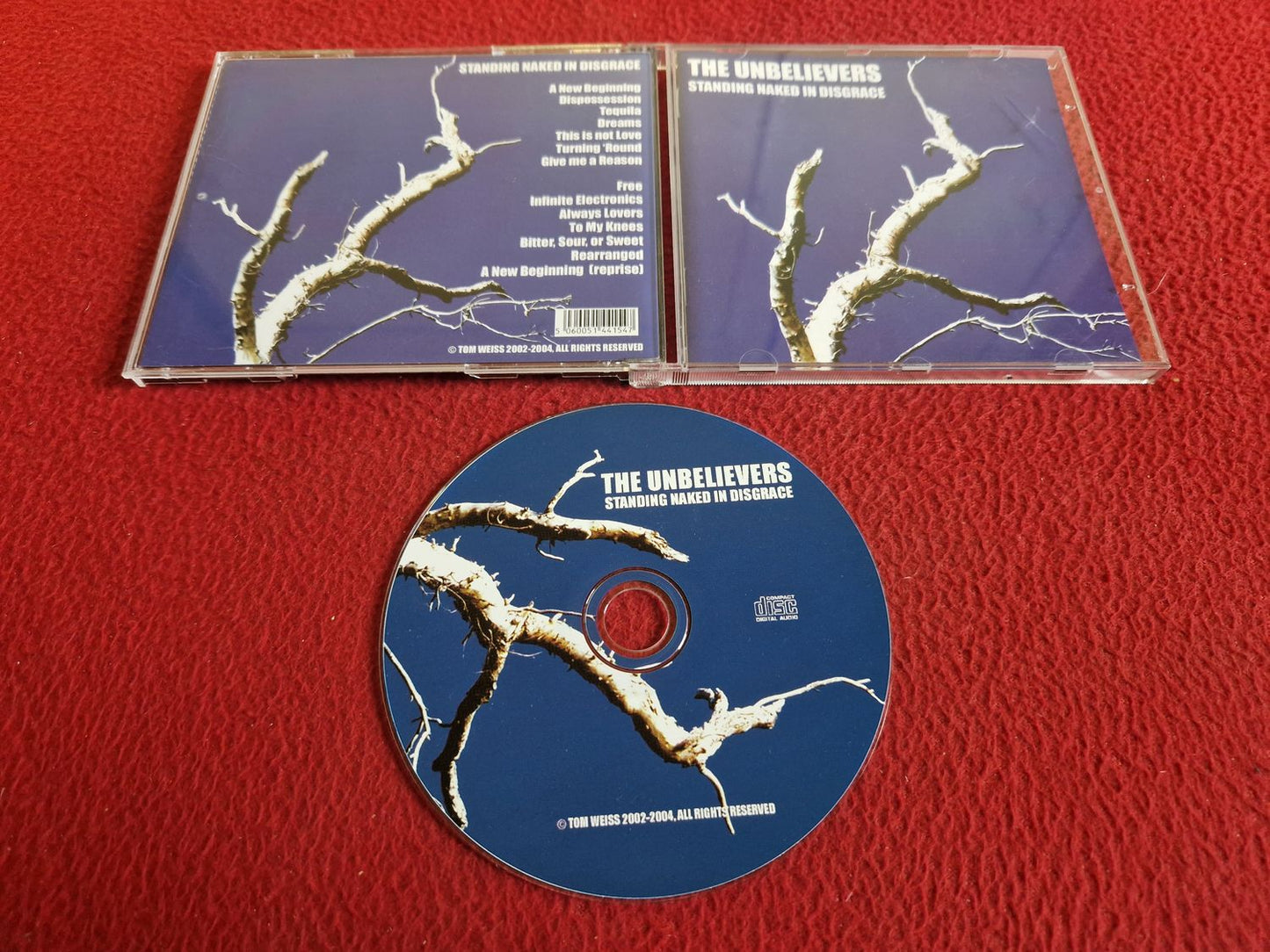 THE UNBELIEVERS STANDING NAKED IN DISGRACE CD