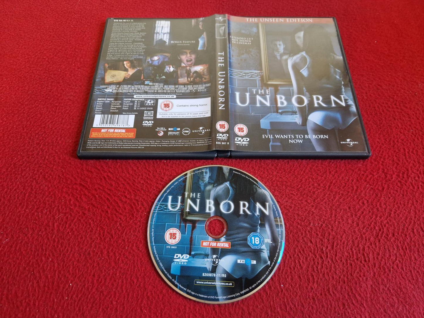 THE UNBORN DVD