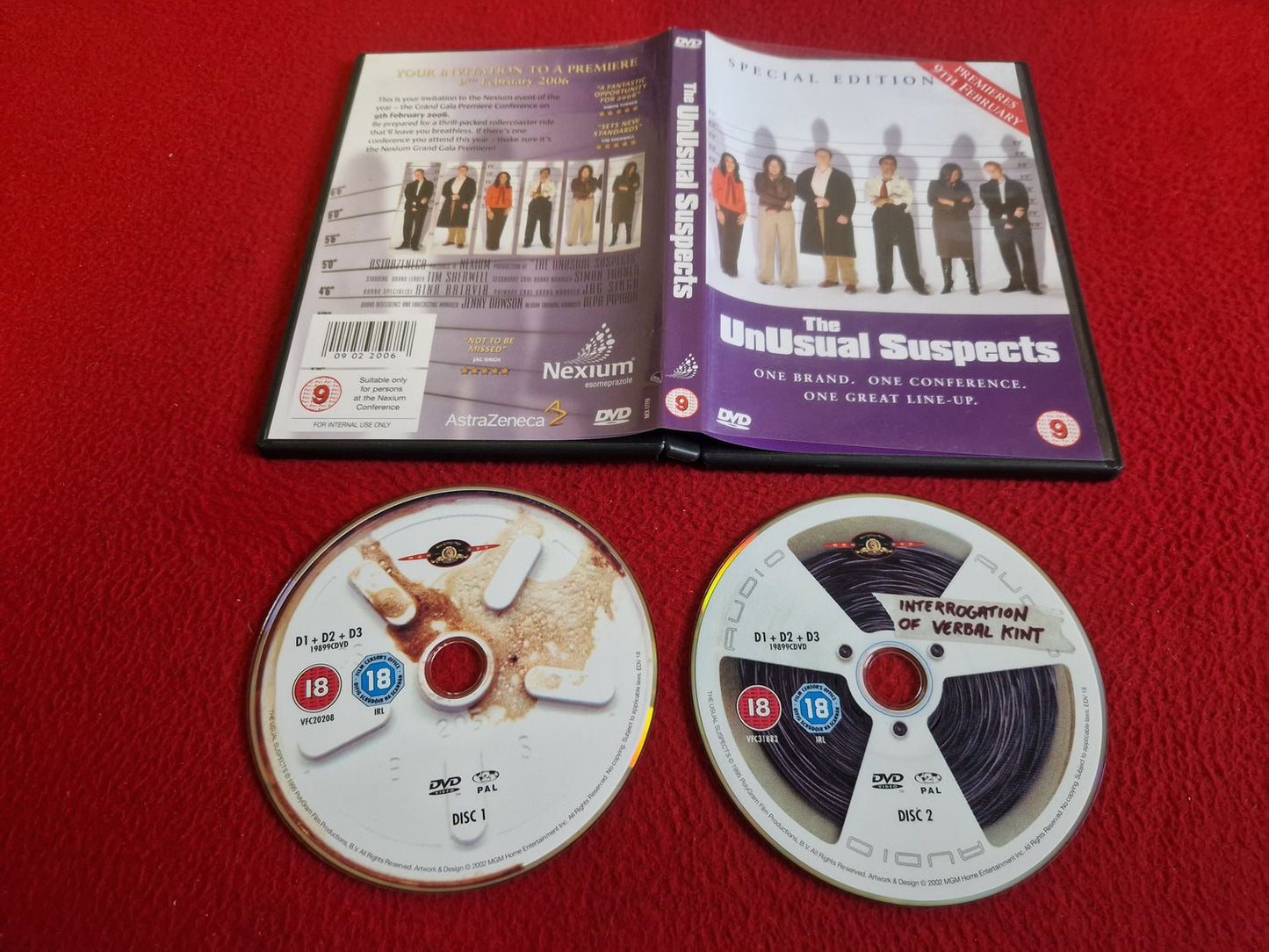 THE UNUSUAL SUSPECT DVD