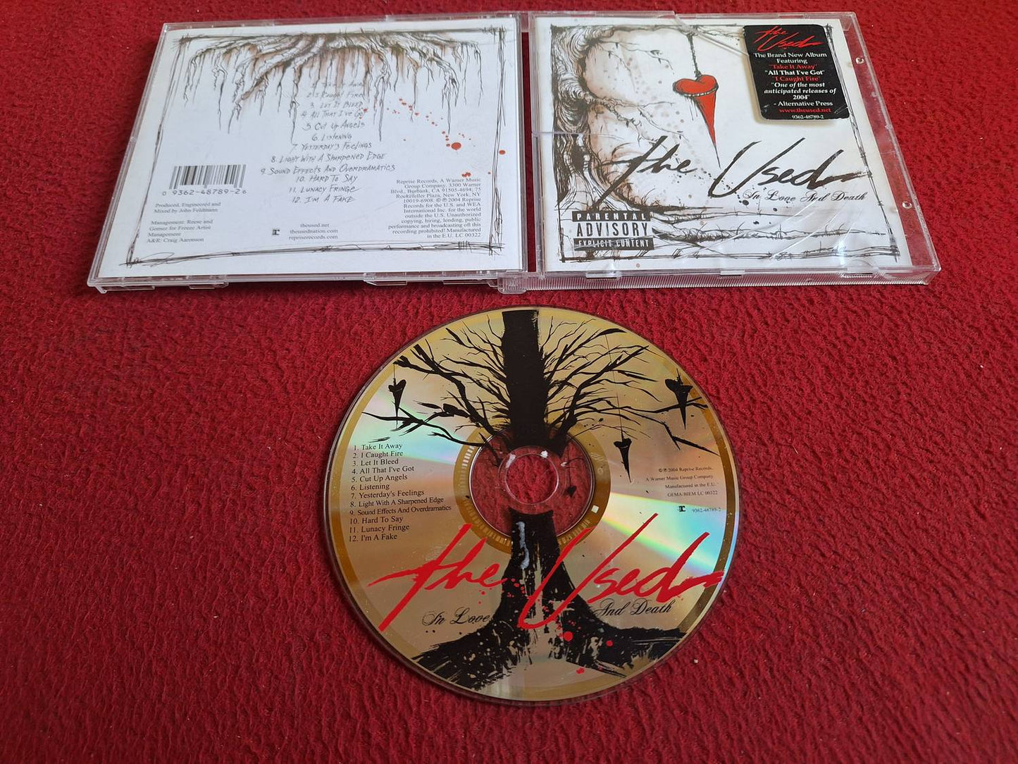THE USED IN LOVE AND DEATH CD