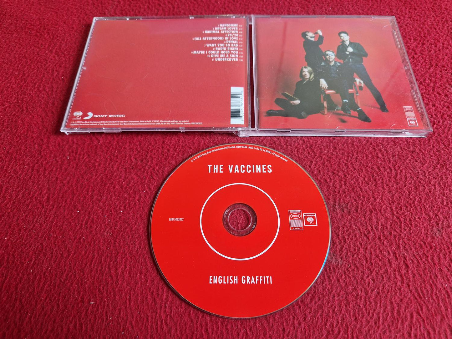 THE VACCINES ENGLISH GRAFFITI CD