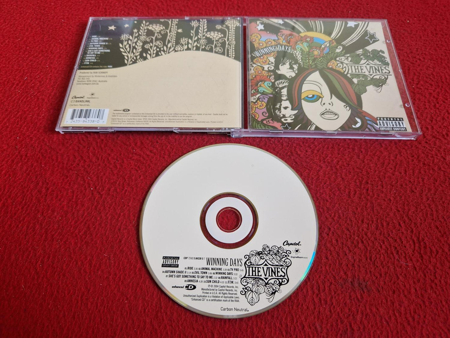 THE VINES WINNING DAYS CD
