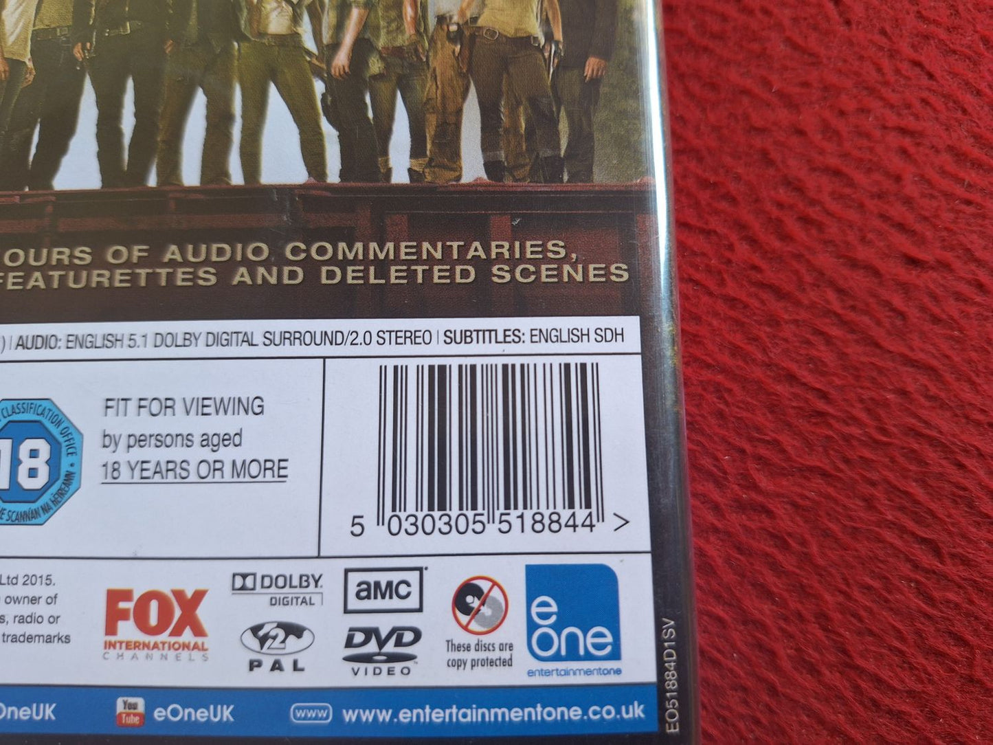 THE WALKING DEAD SEASON 5 BOX DVD