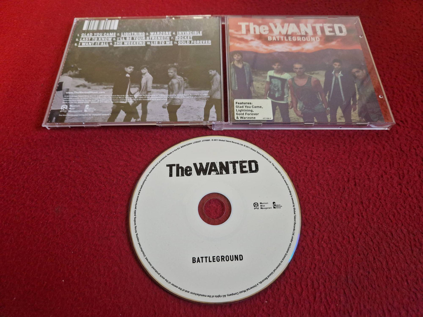 THE WANTED BATTLEGROUND CD