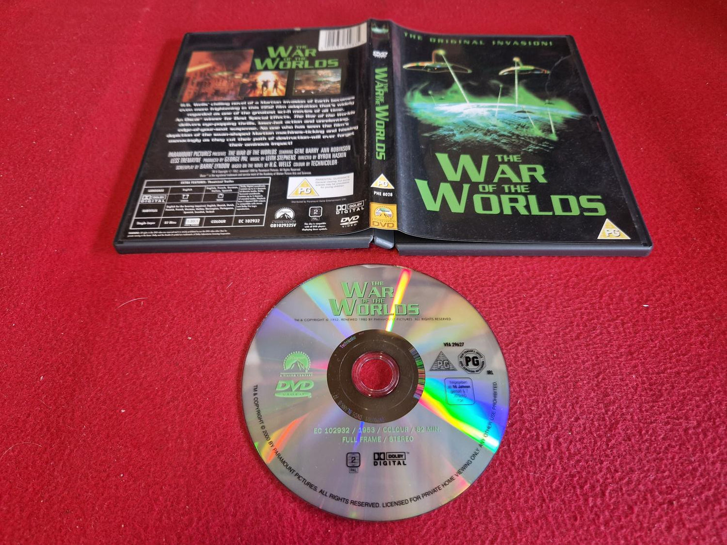 THE WAR OF THE WORLDS till DVD