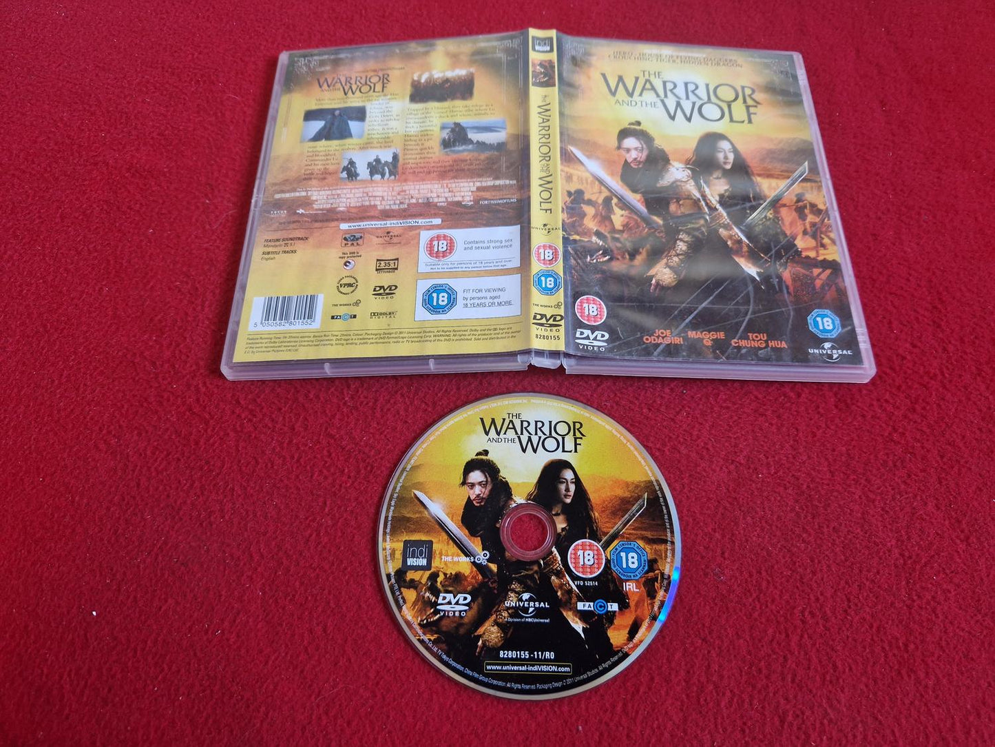 THE WARRIOR AND THE WOLF till DVD