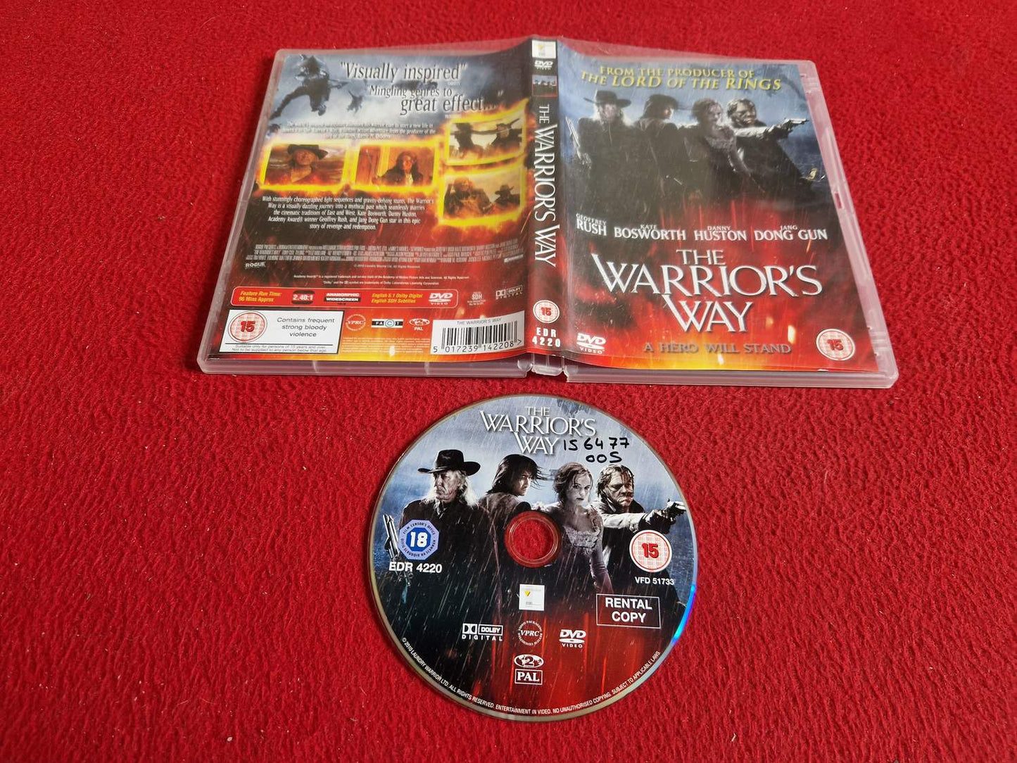THE WARRIOR'S WAY DVD