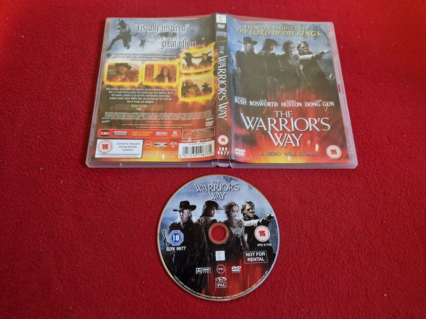THE WARRIOR'S WAY DVD