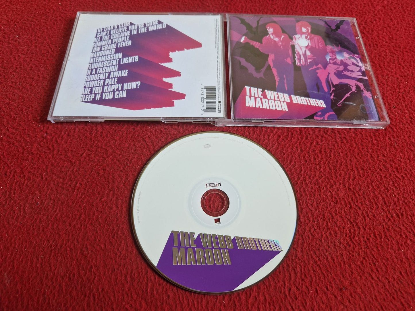 THE WEBB BROTHERS MAROON CD