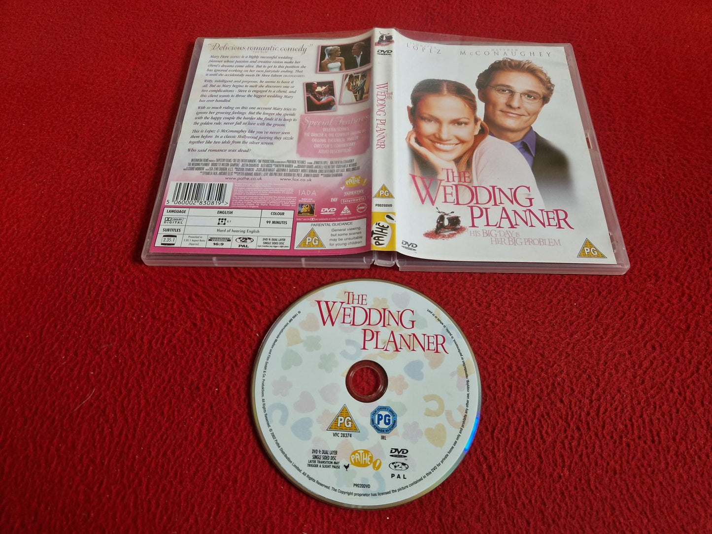 THE WEDDING PLANNER DVD