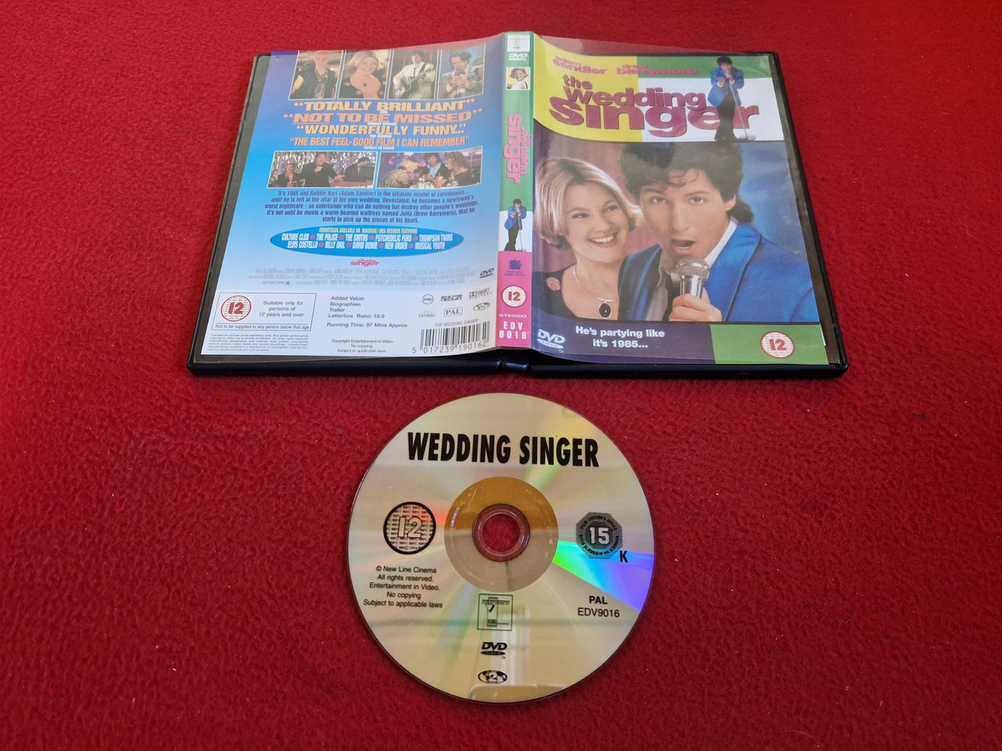 THE WEDDING SINGER DVD