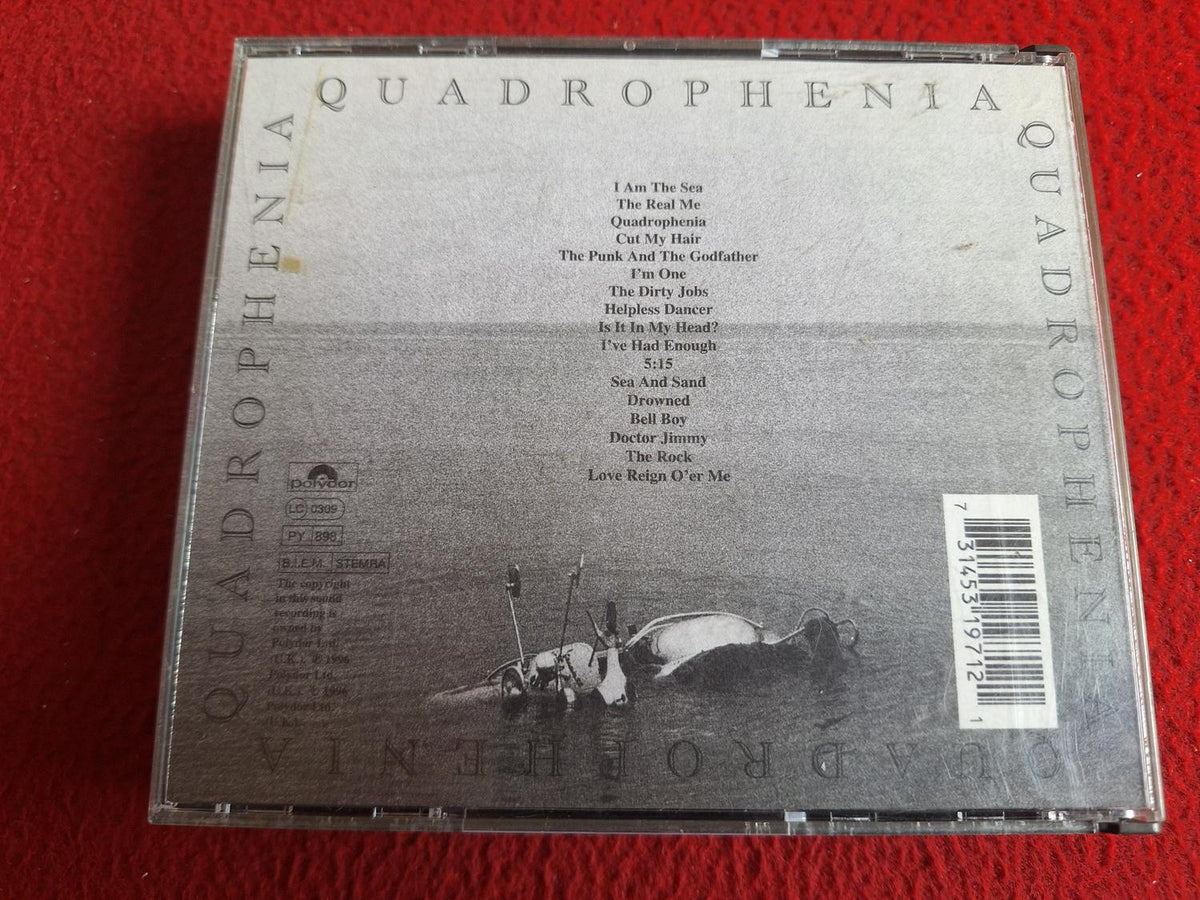 THE WHO QUADROPHENIA CD BOX