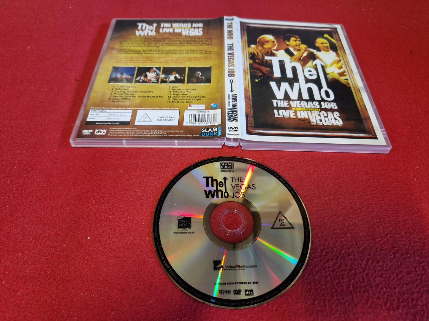 THE WHO THE VEGAS JOB LIVE IN VEGAS till DVD