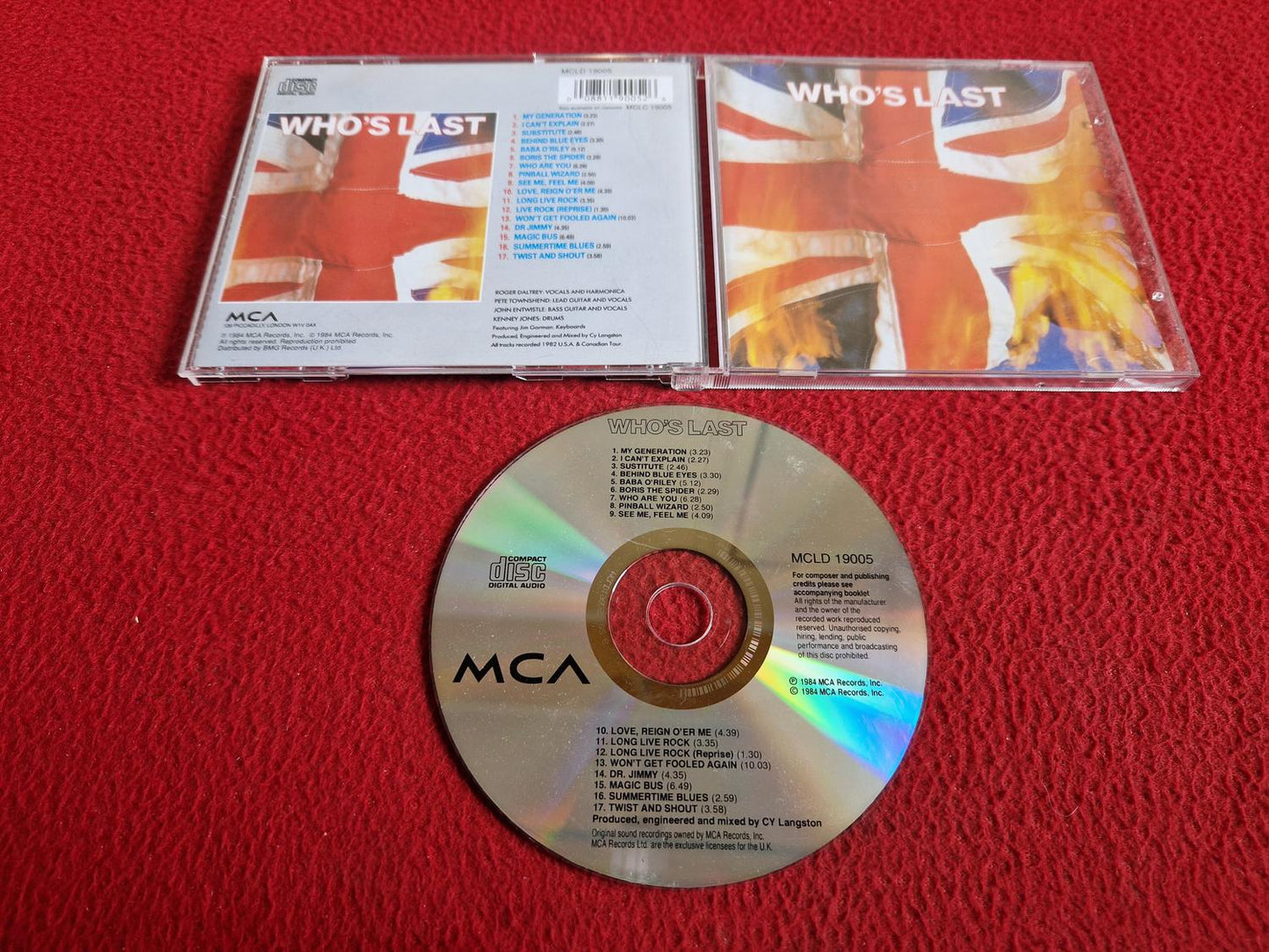 THE WHO WHO'S LAST CD