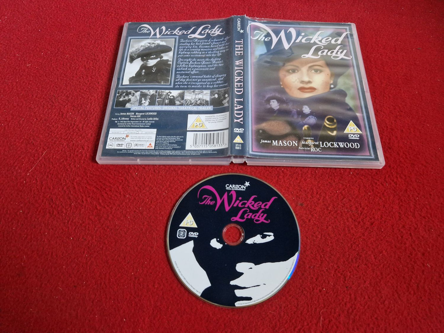 THE WICKED LADY DVD