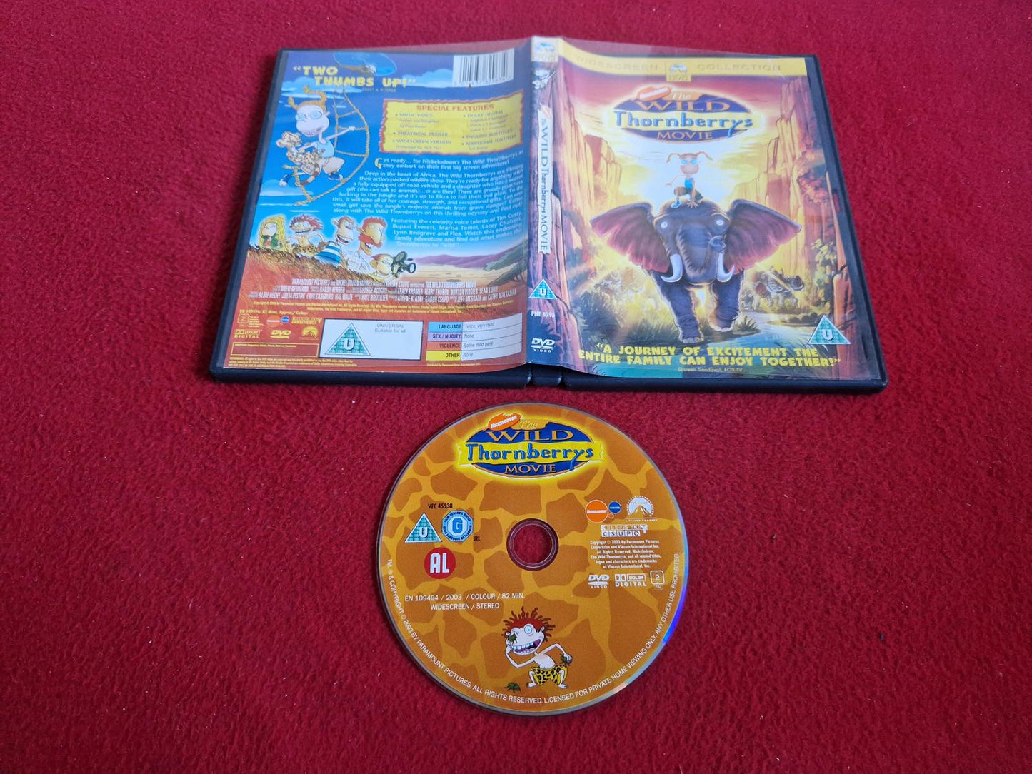 THE WILD THORNBERRYS MOVIE till DVD