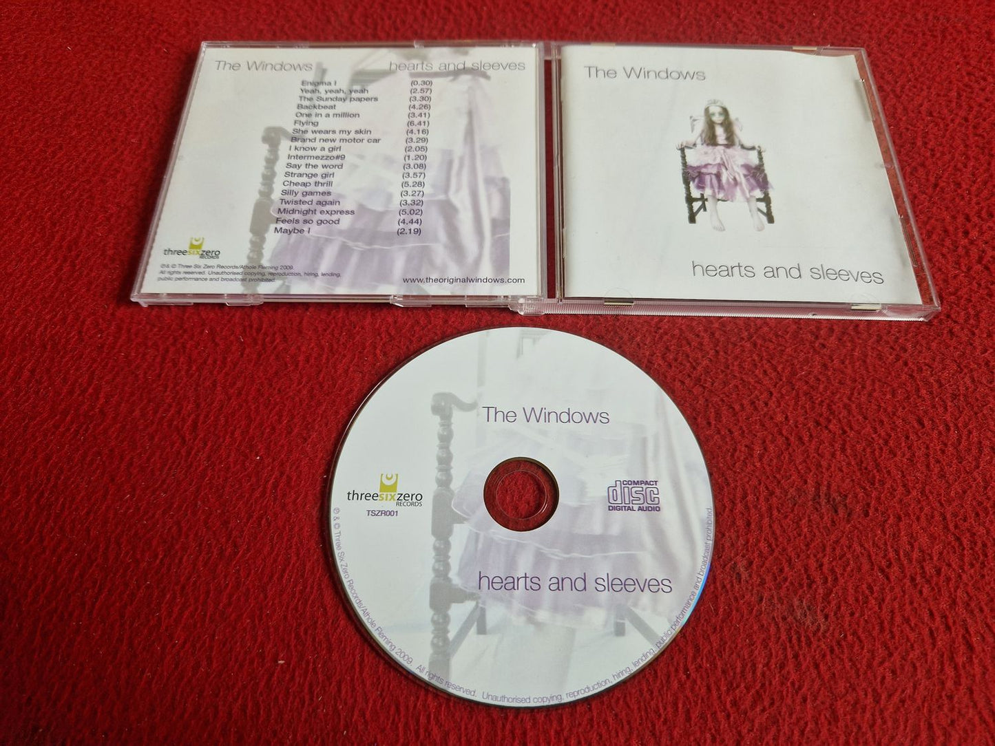 THE WINDOWS HEARTS AND SLEEVES CD