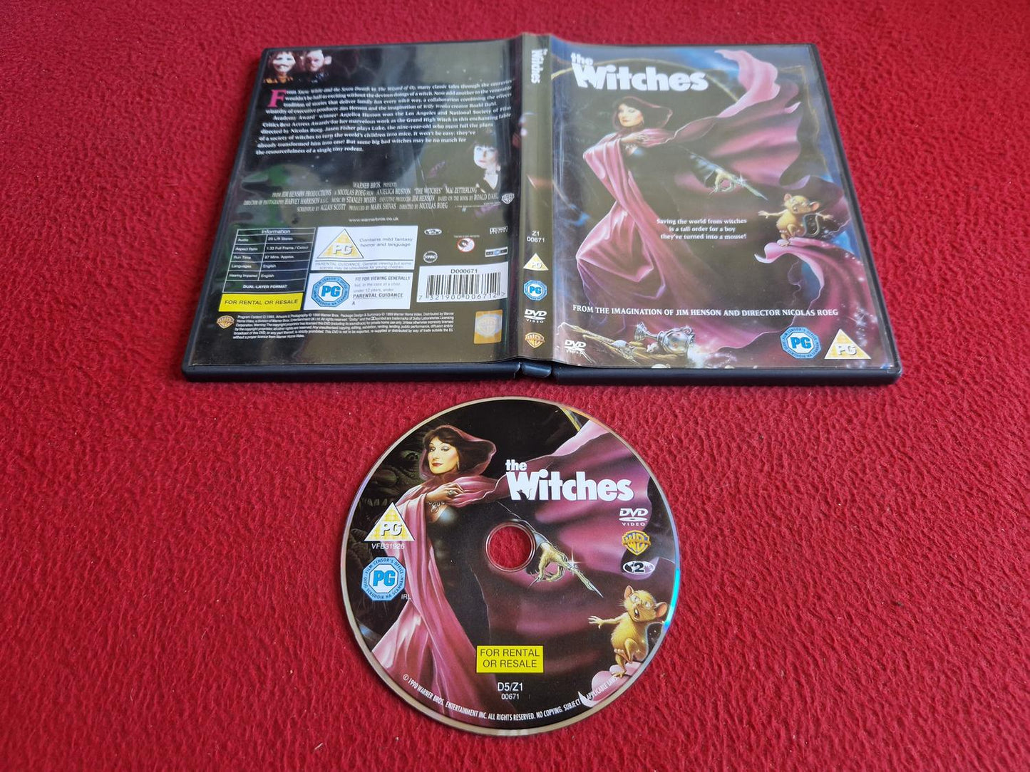 THE WITCHES DVD