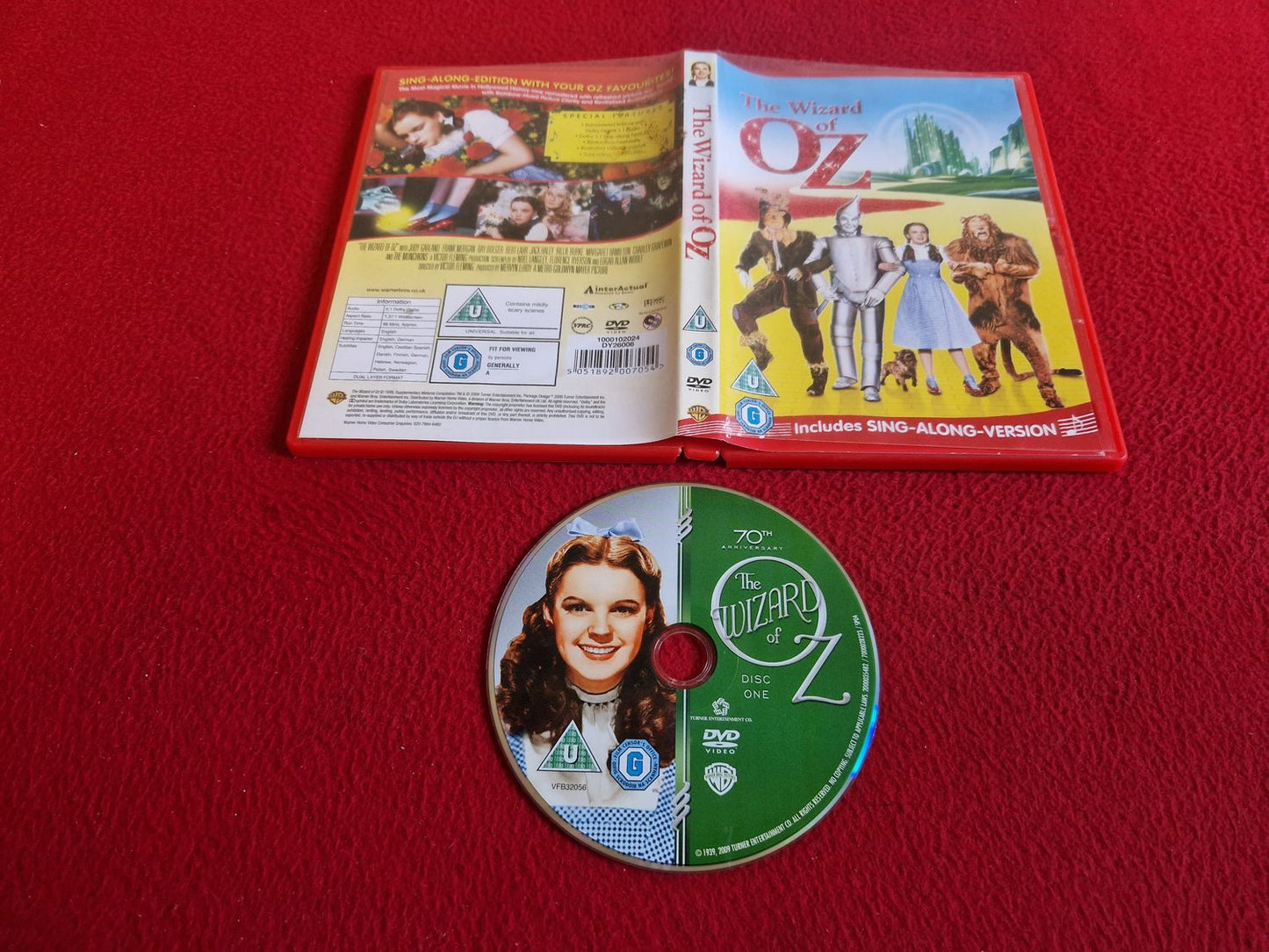 THE WIZARD OF OZ DVD